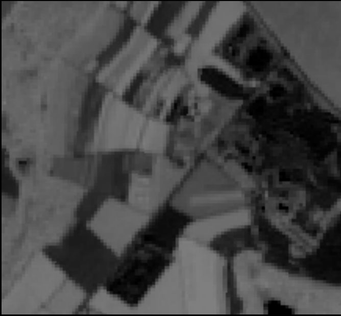 NDVI grayscale of the mixed property.